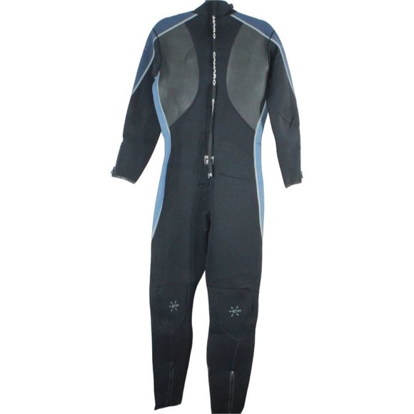 *Camaro Austria Black Gray Neoprene Full Body Super Stretch Scuba Overall Suit - Picture 1 of 9